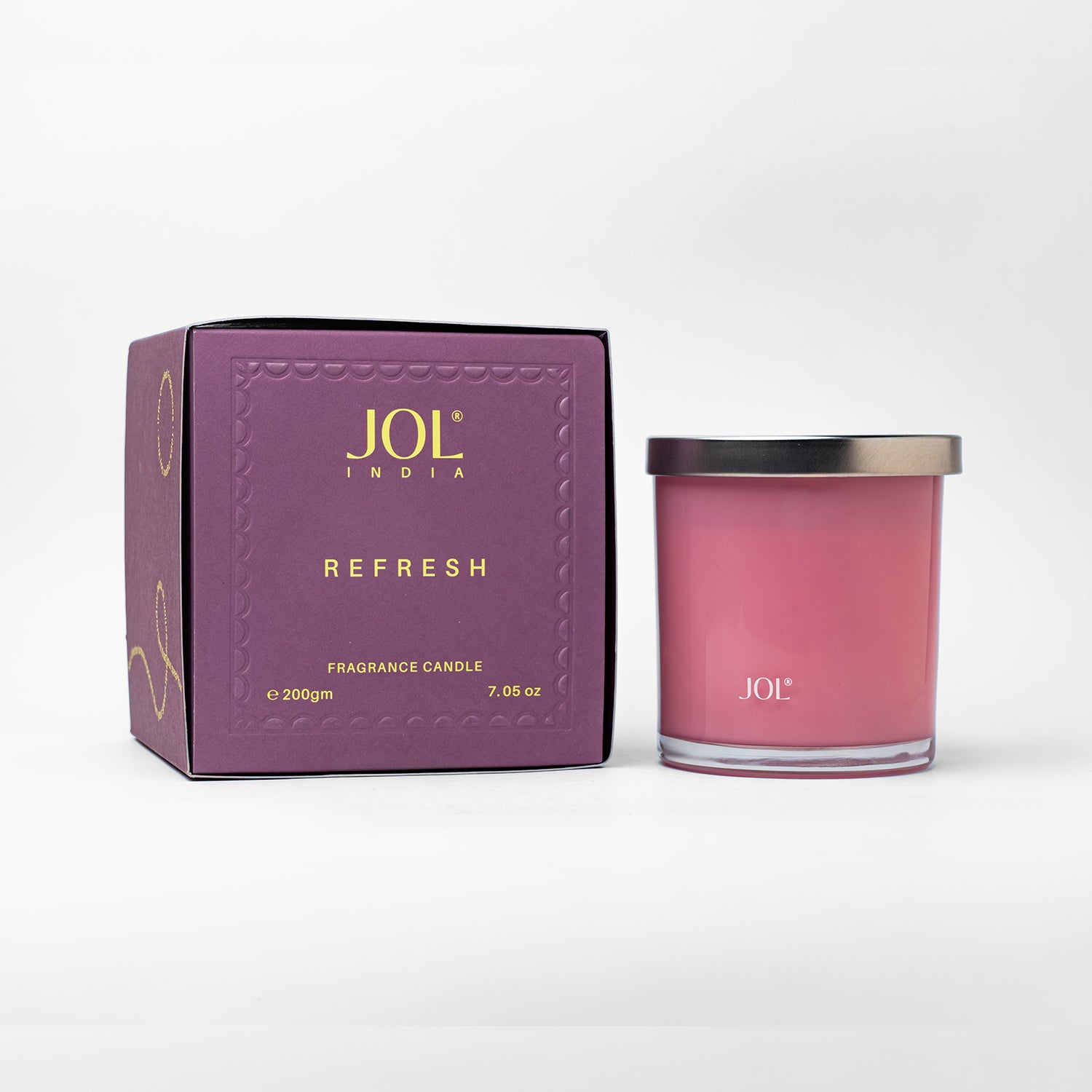 Jol Reresh Soy Wax Candle | Premium Scented Candle India | JOL