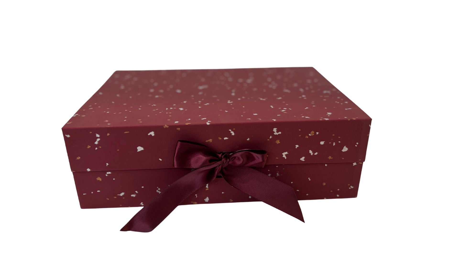 Maroon Folding Magnetic Rigid box