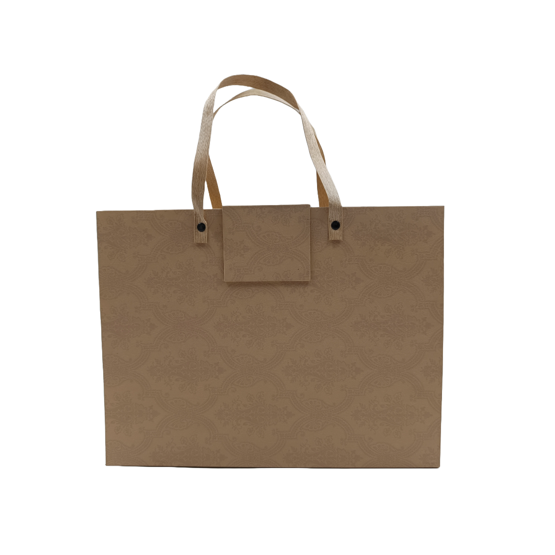 Beige Magnetic Gift Box with handle