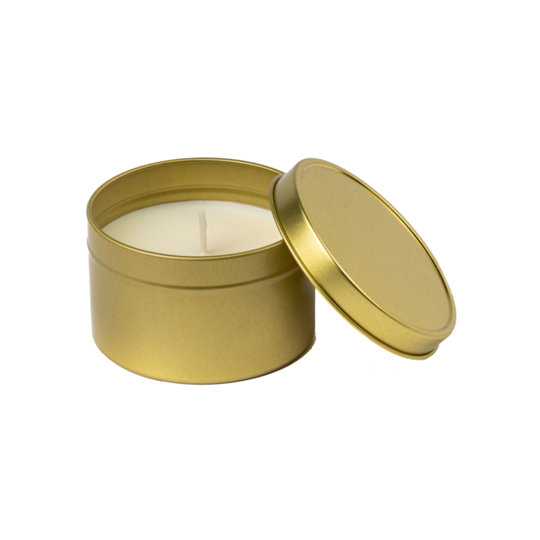 Tin Candle Golden