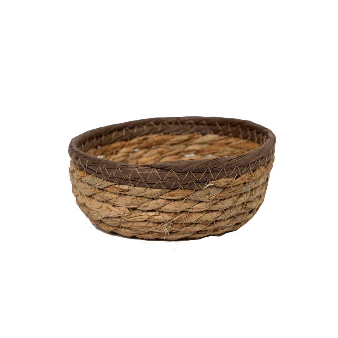 Jute storage basket