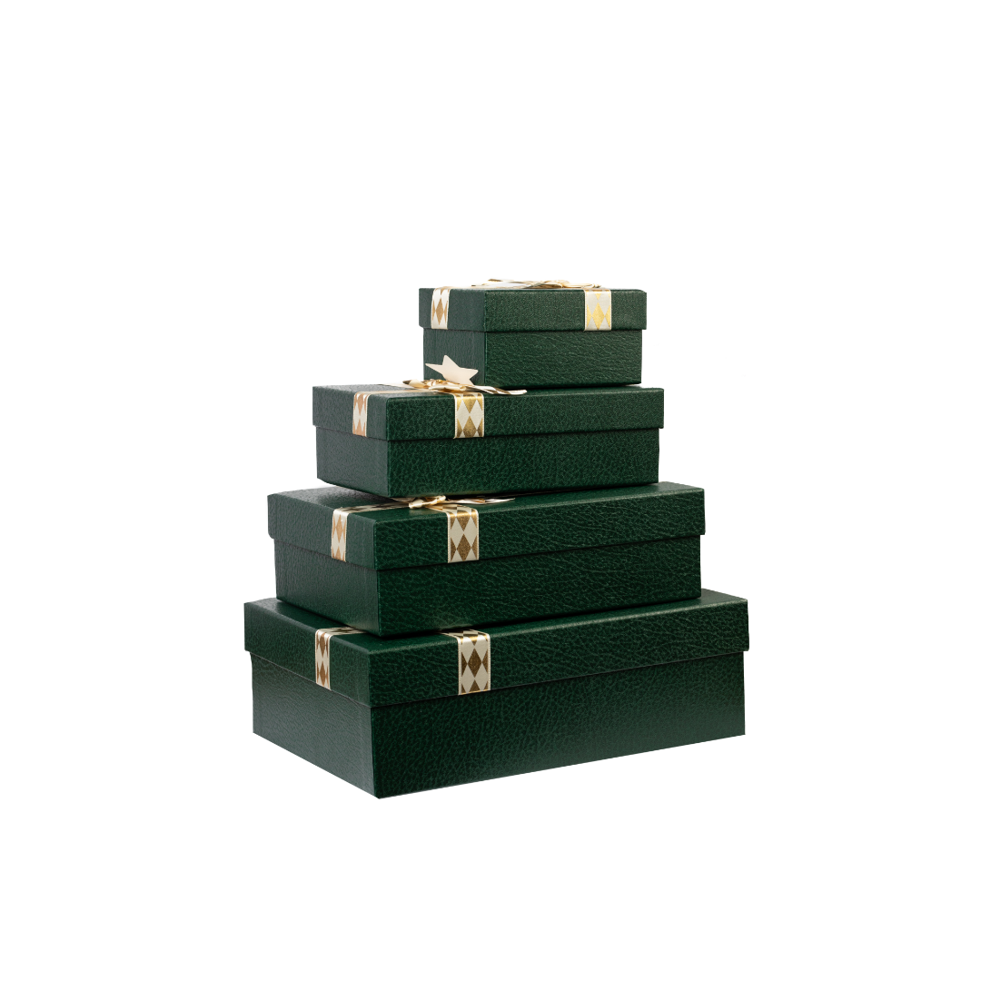 Leather Texture Paper Rigid Box