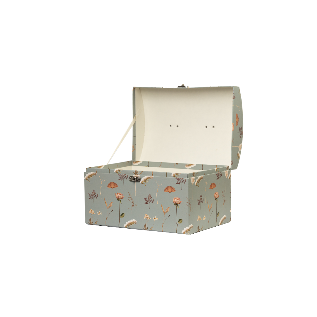 Light Grey Floral Vanity Gift Box