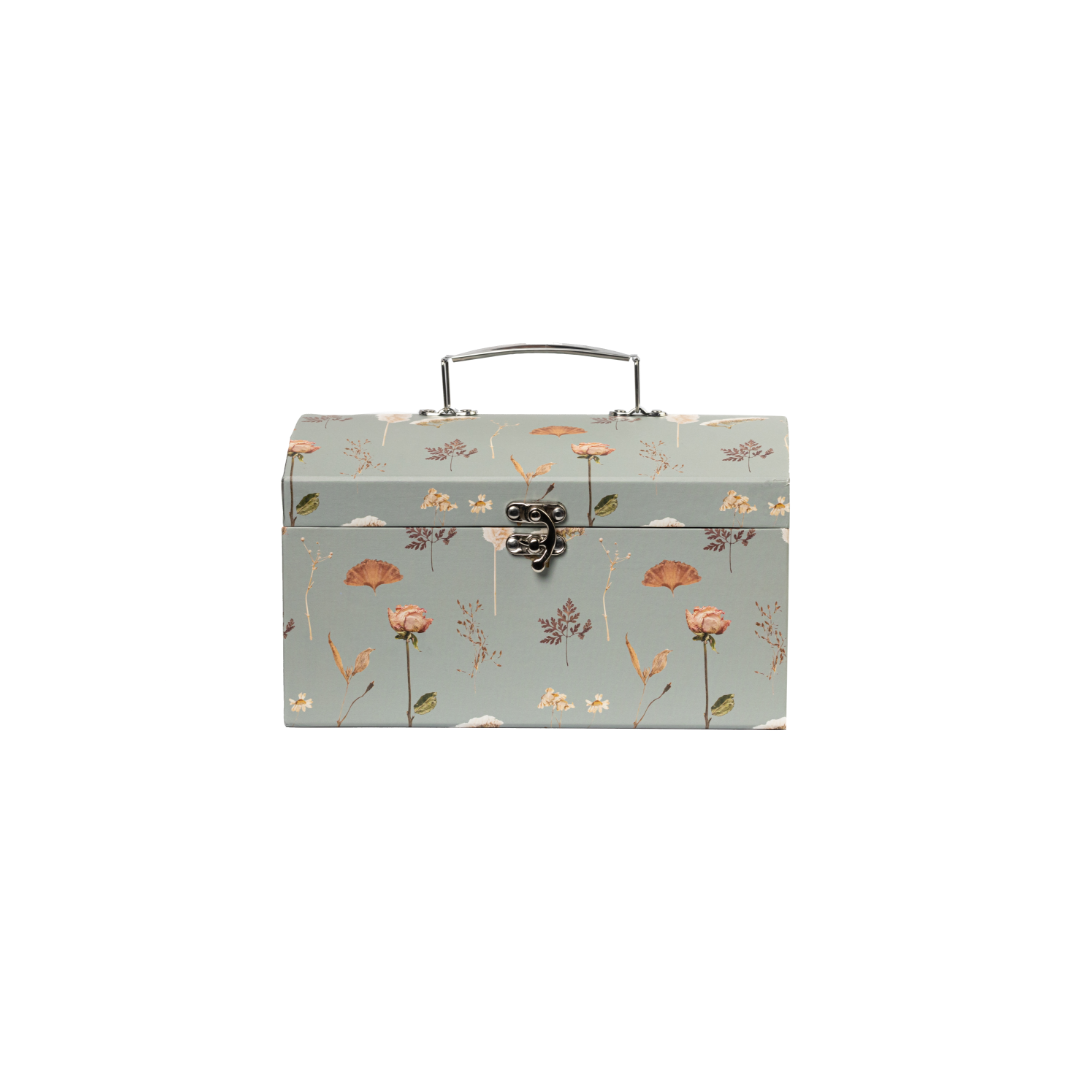 Light Grey Floral Vanity Gift Box