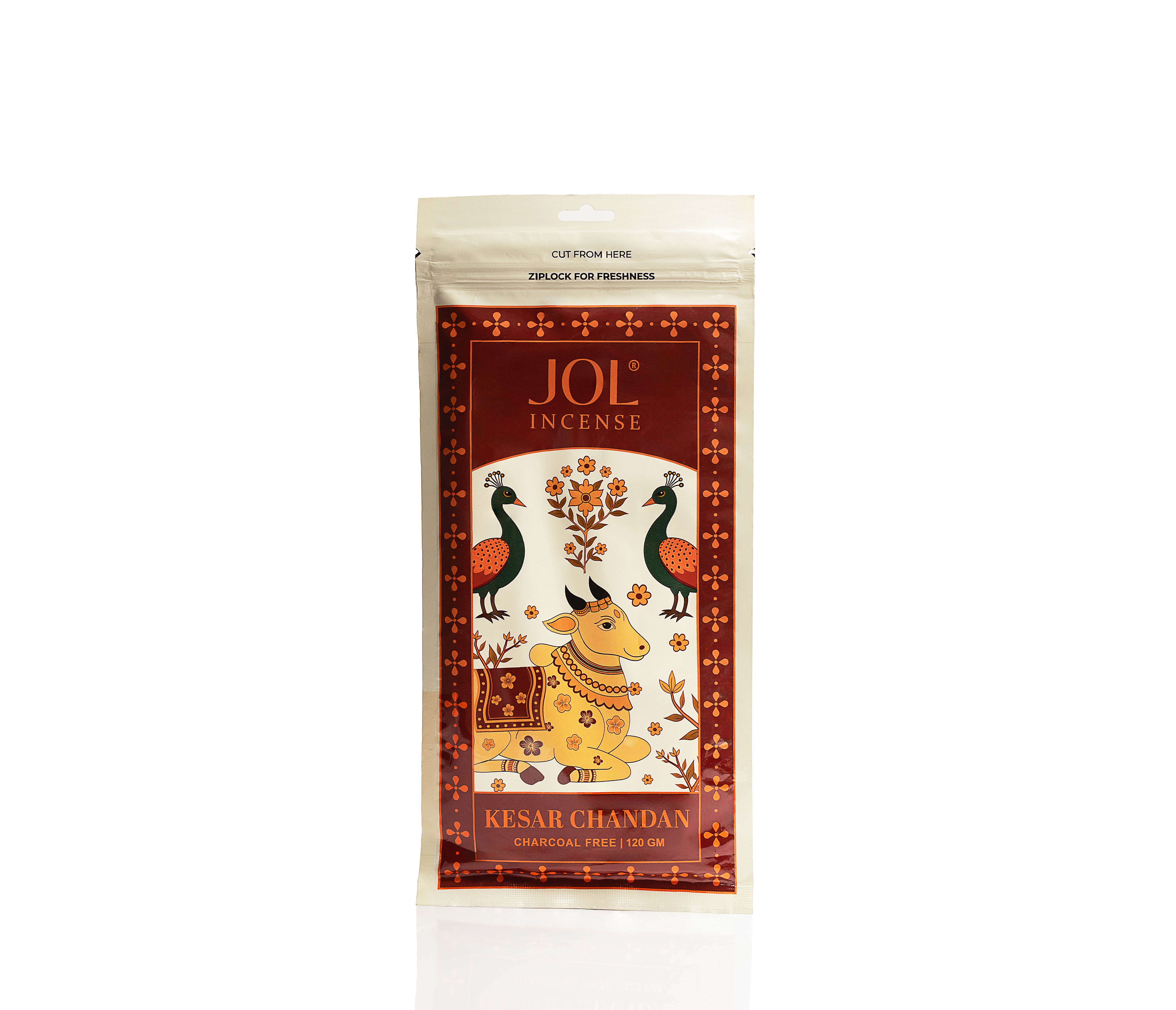 Jol Kesar Chandan Zipper Pouch 120g