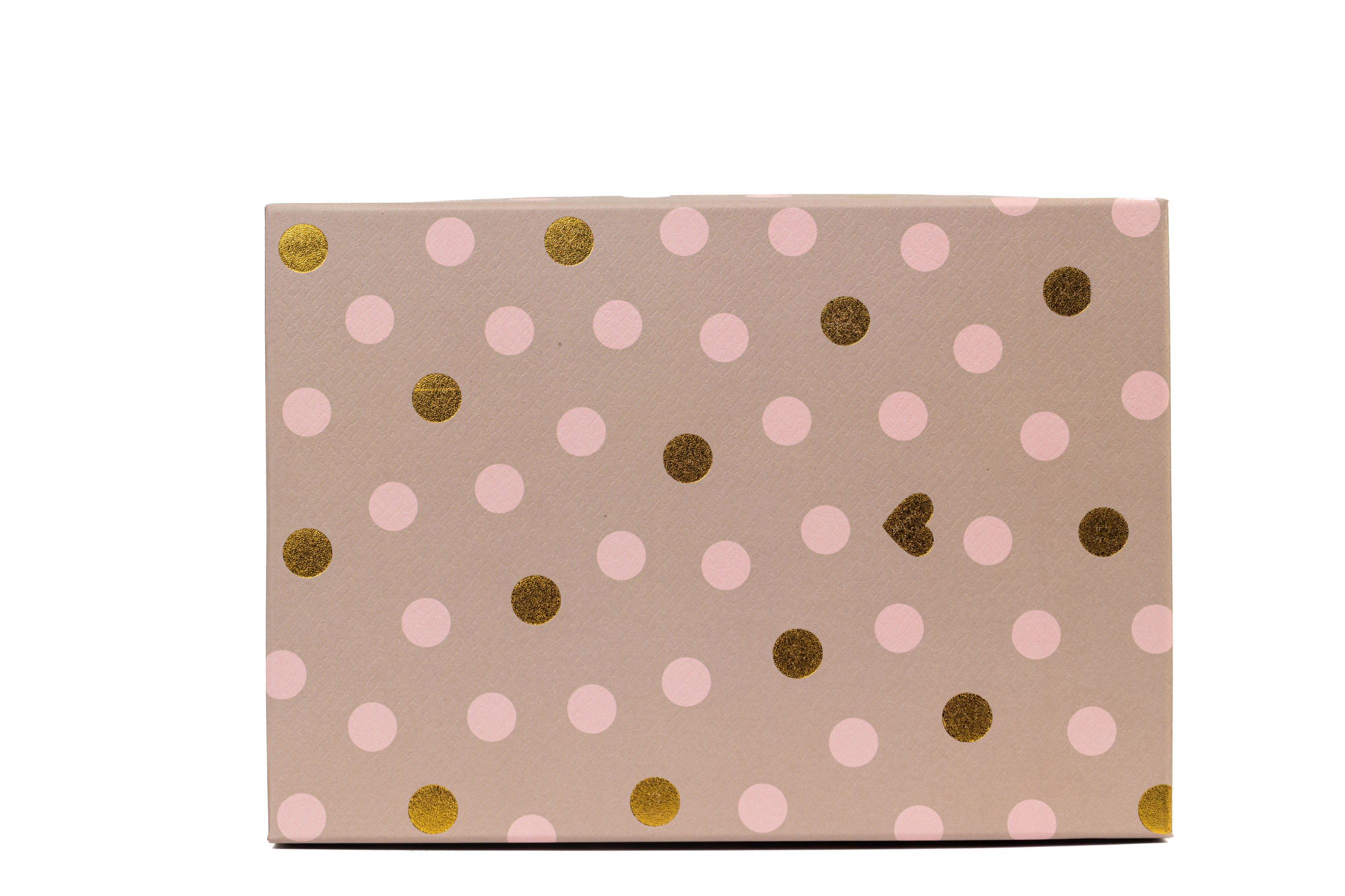 Rigid Box Polka Dots with Foiling