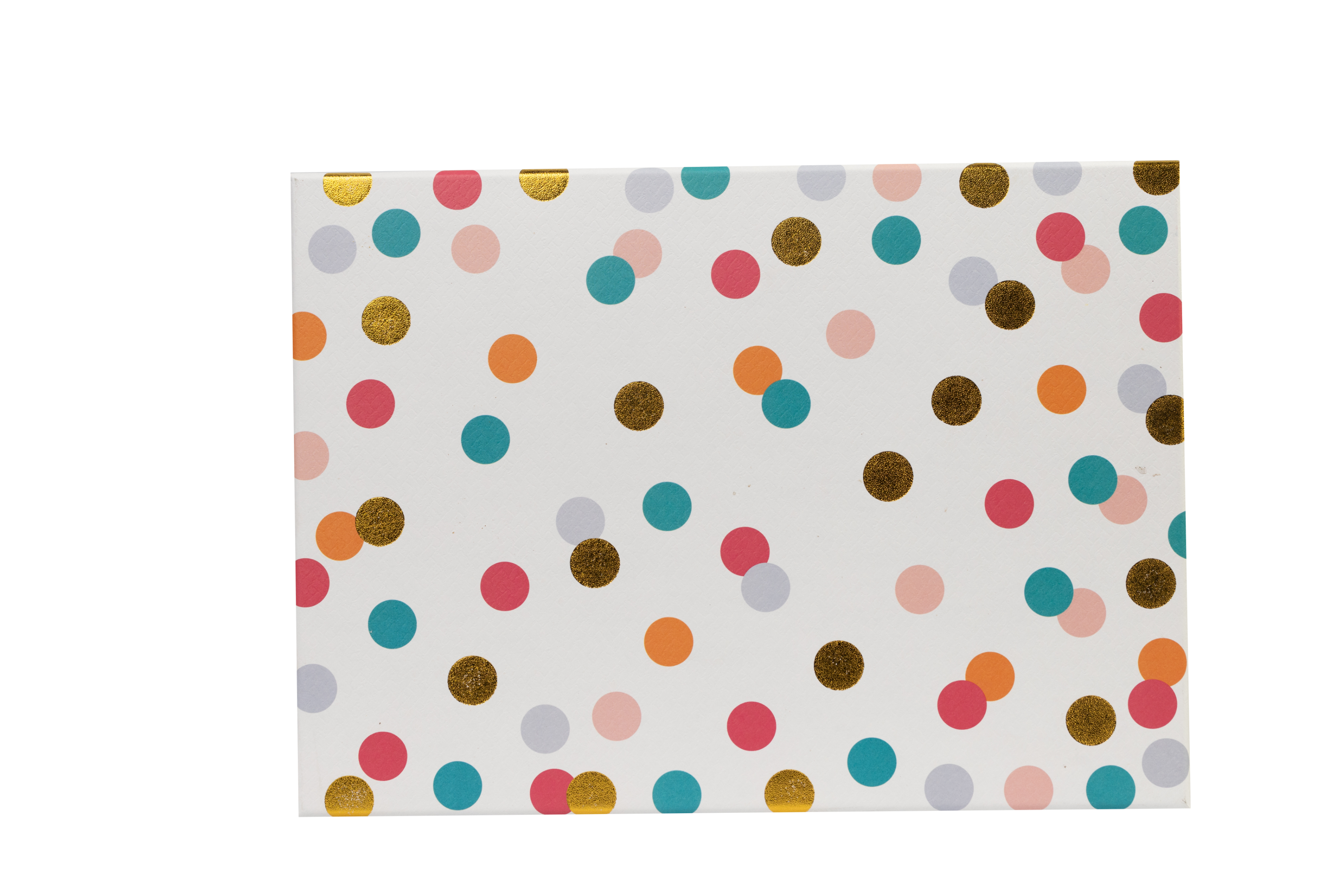 Rigid Box Polka Dots with Foiling