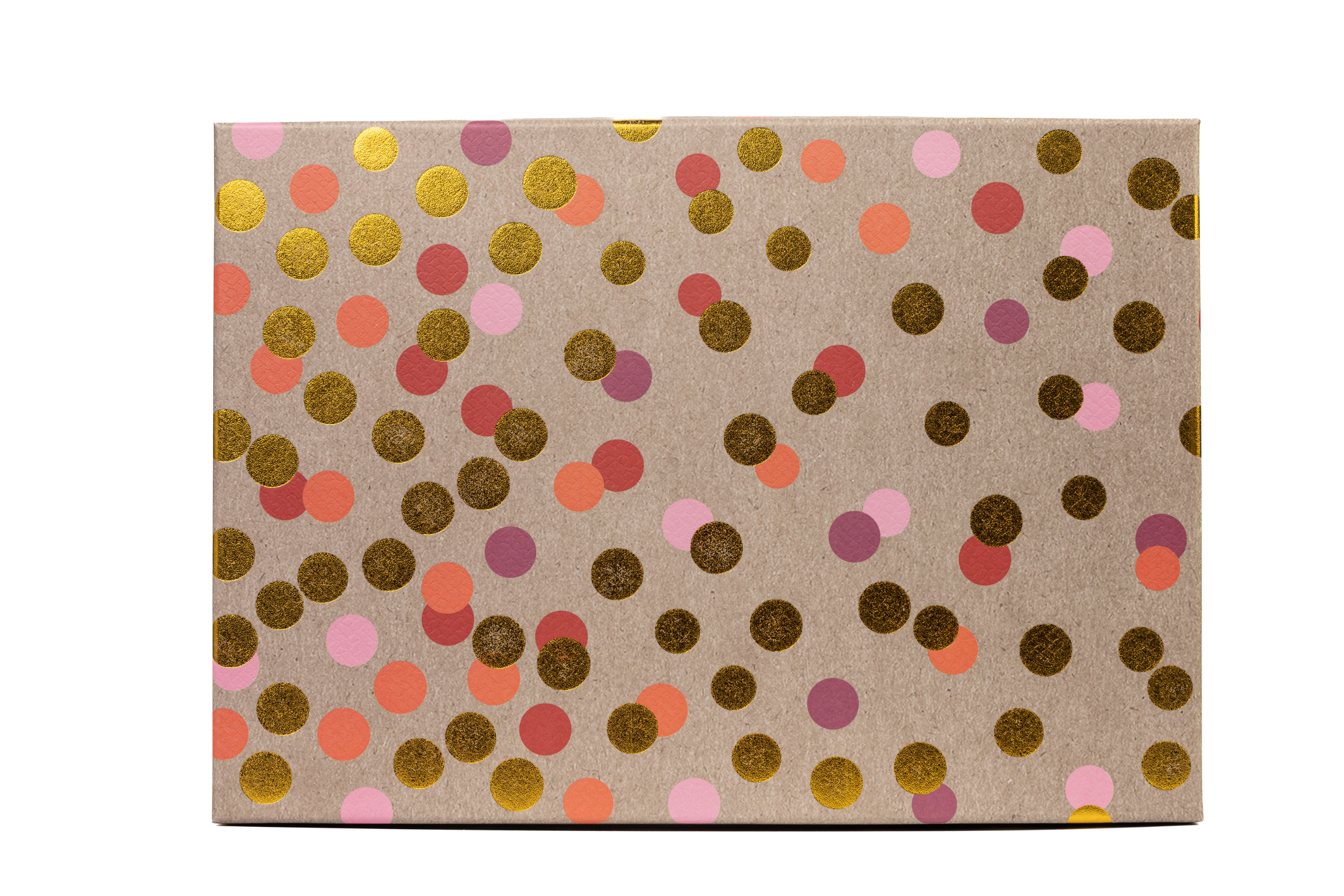 Rigid Box Polka Dots with Foiling