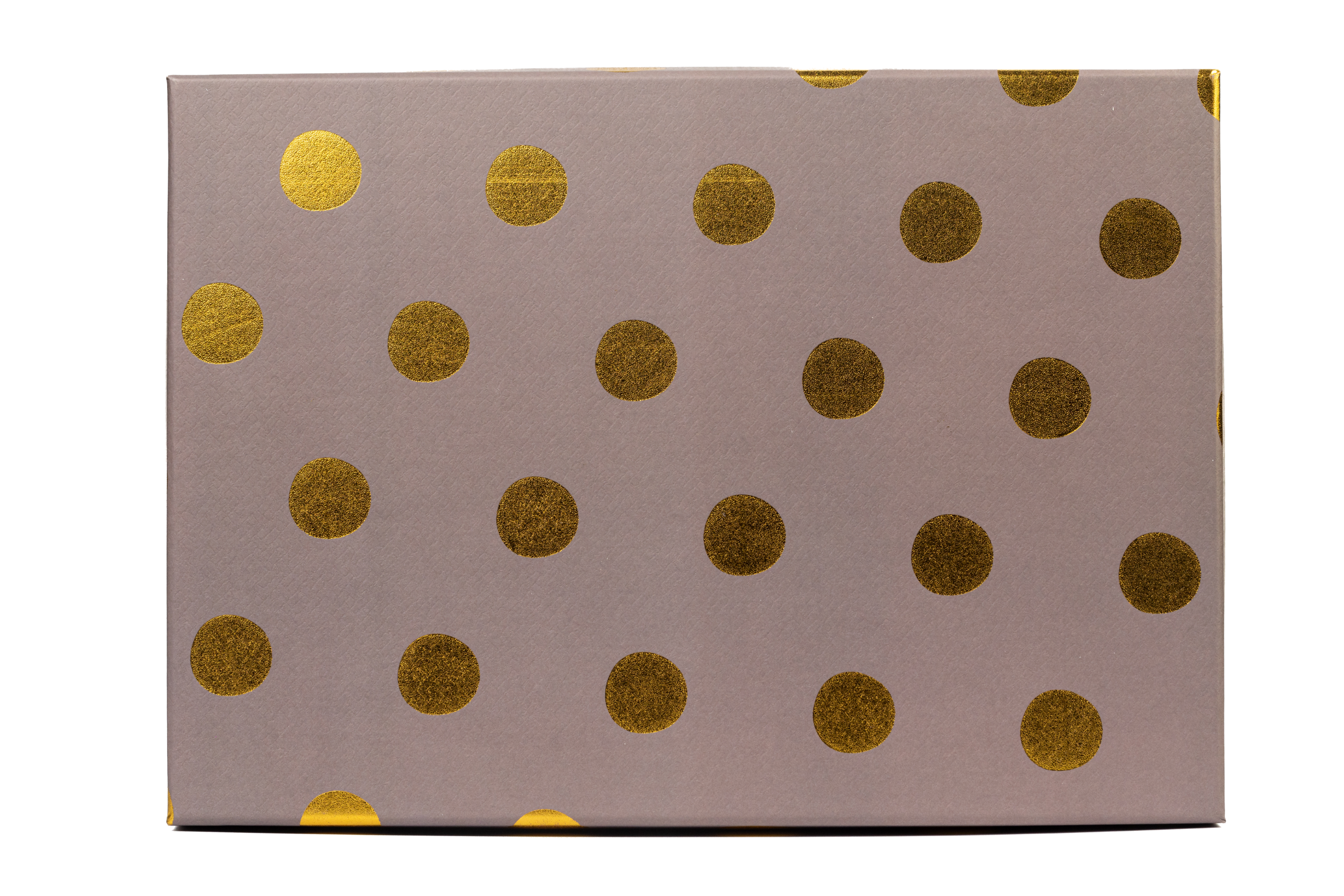 Rigid Box Polka Dots with Foiling