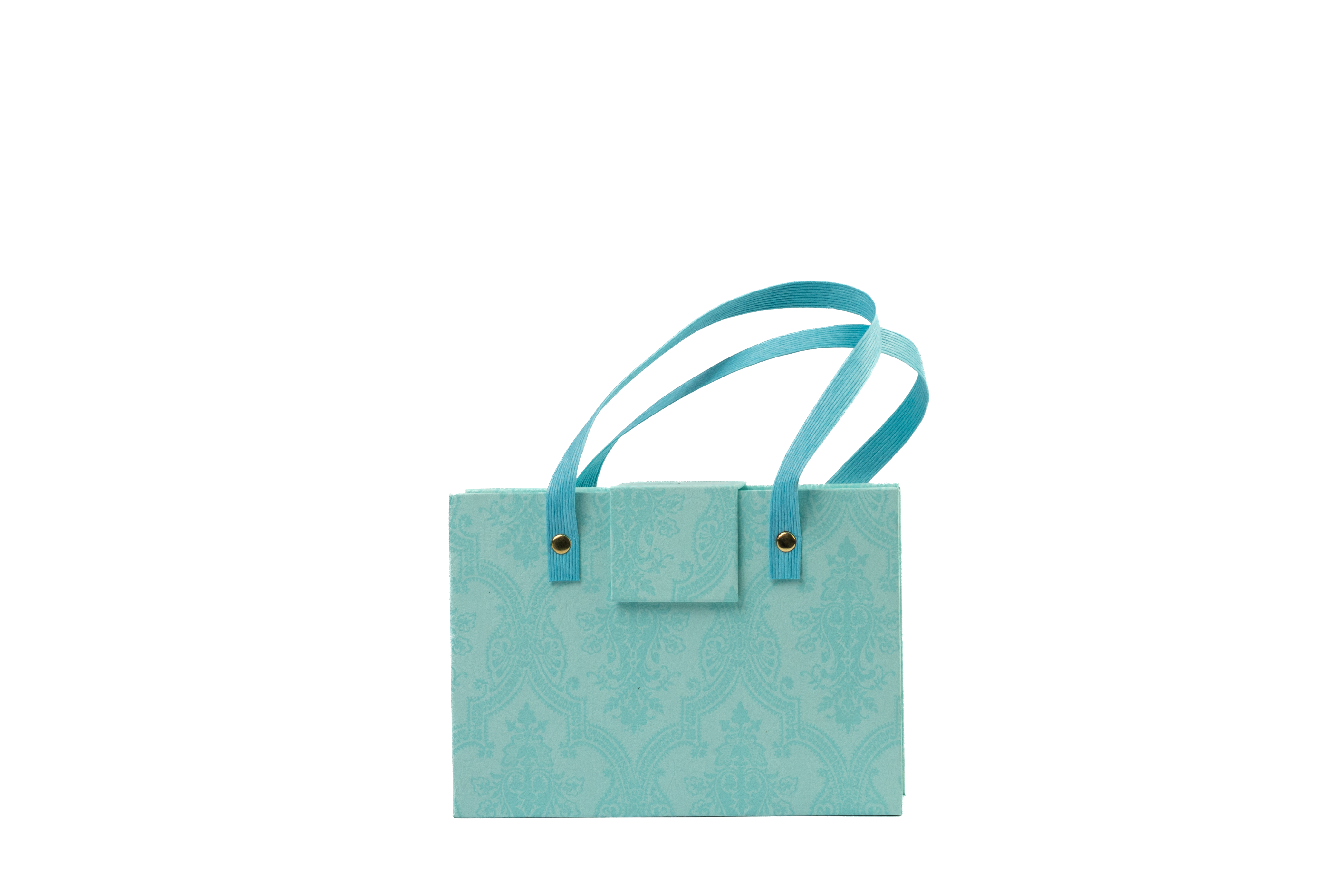 Blue Magnetic Gift Box with Handle