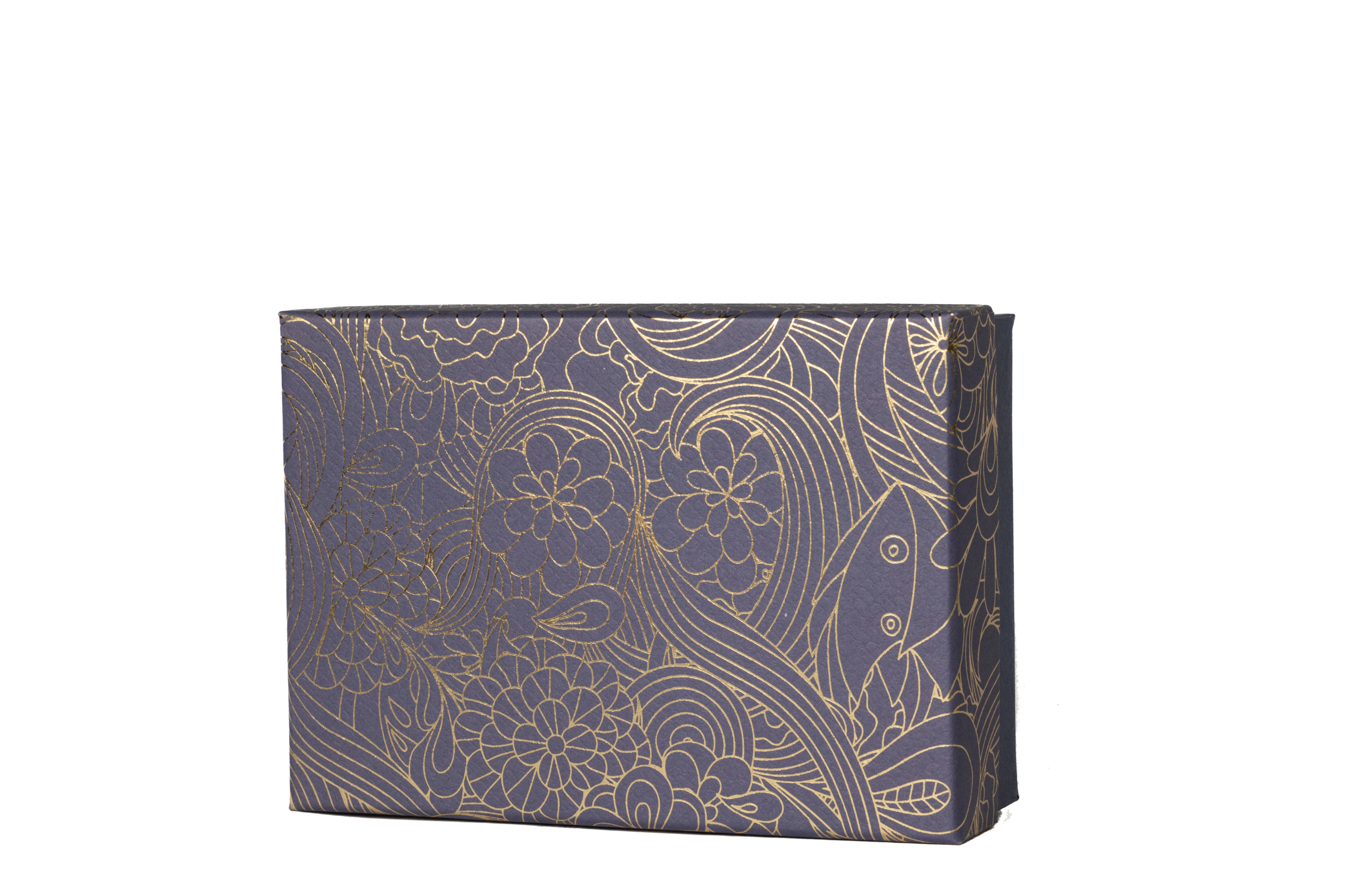 Rigid Box Floral Motif with Foiling