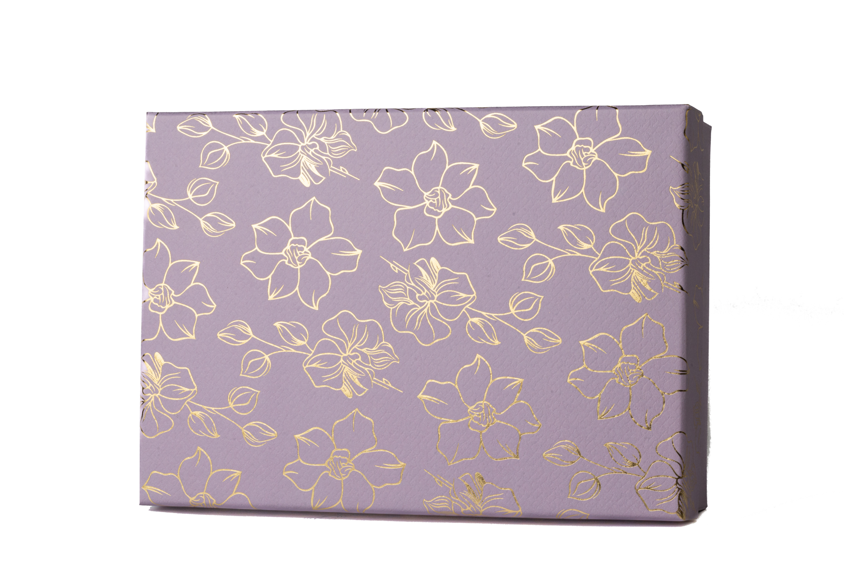 Rigid Box Floral Motif with Foiling