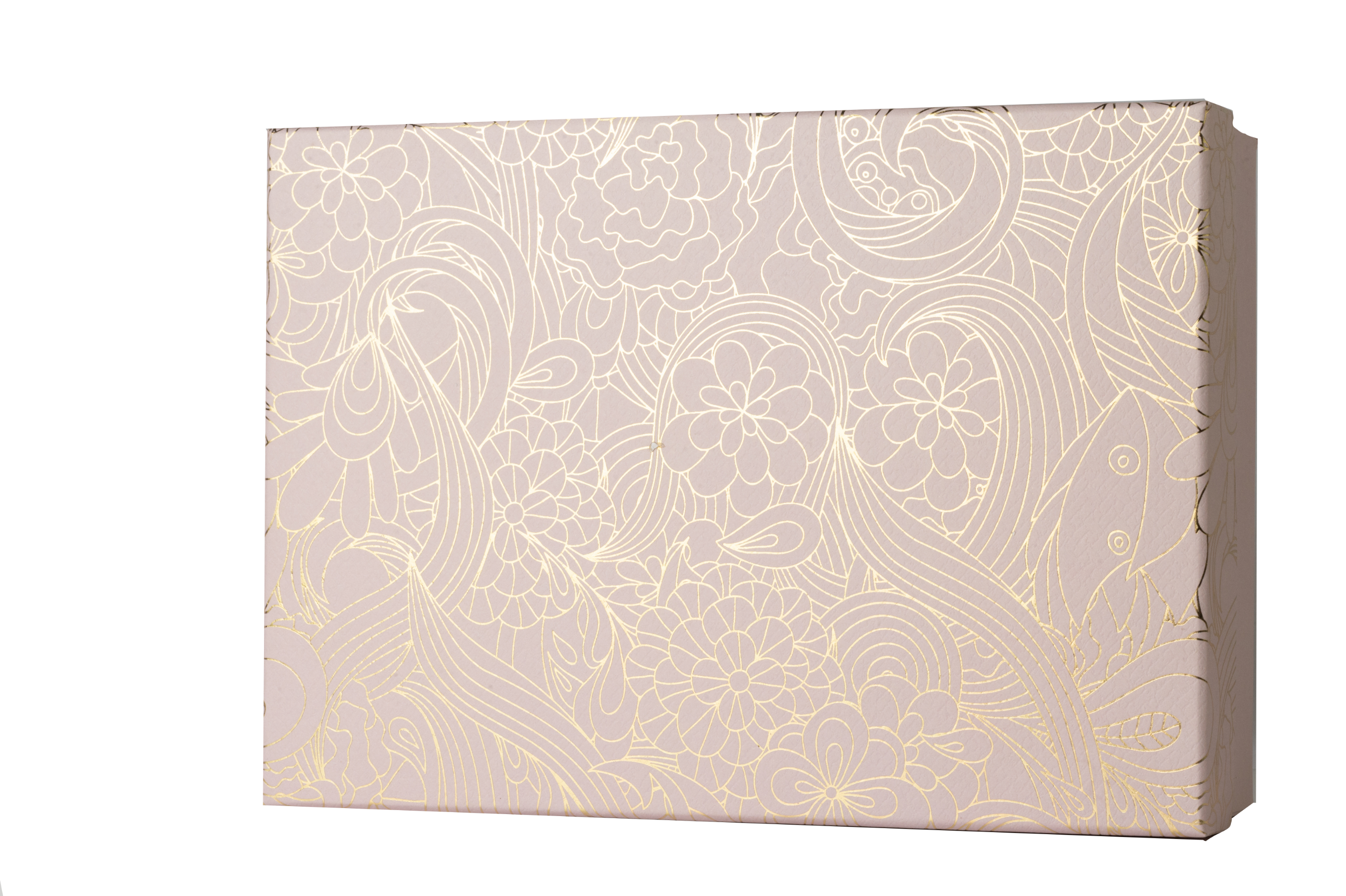 Rigid Box Floral Motif with Foiling