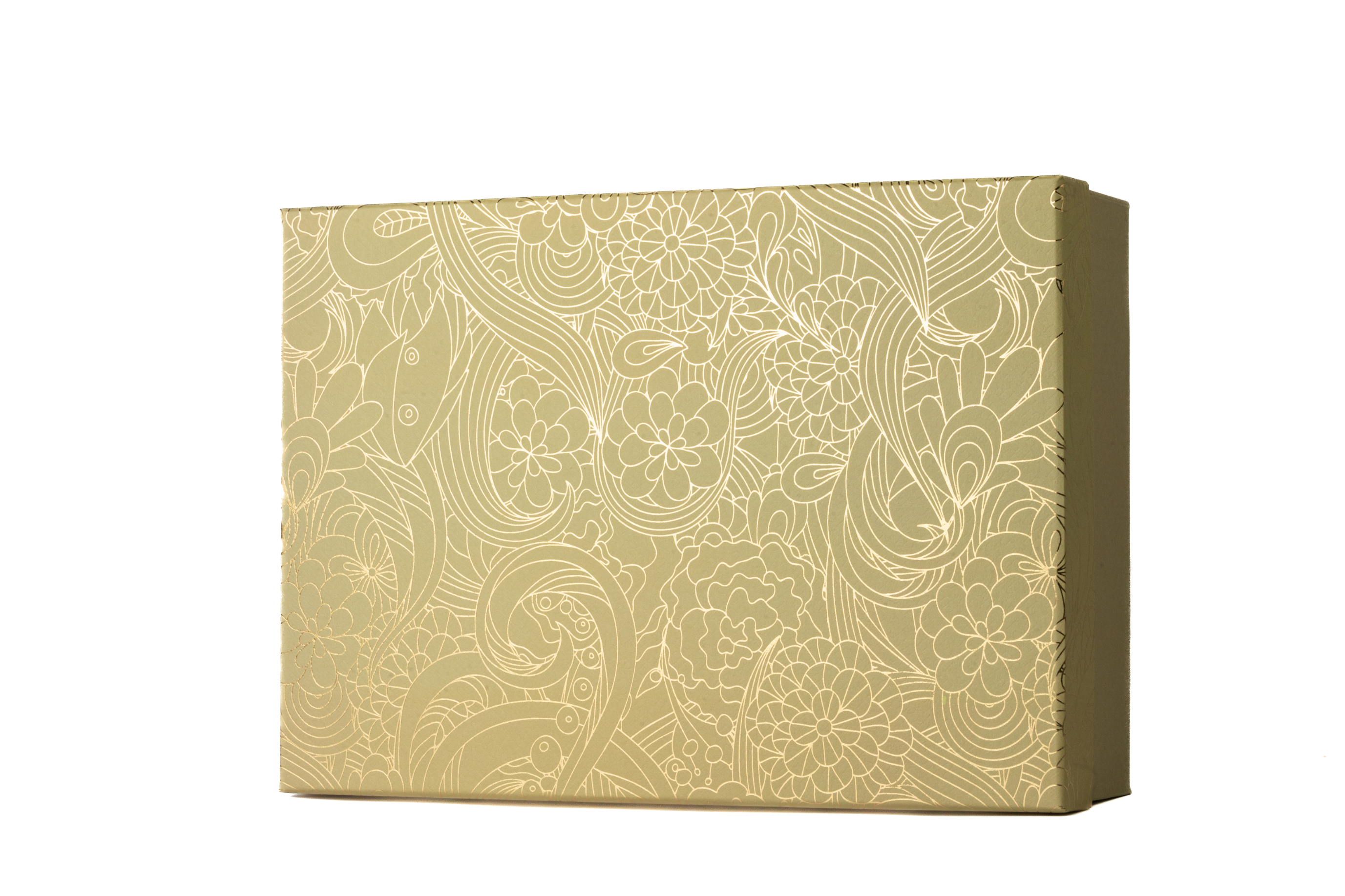 Rigid Box Floral Motif with Foiling
