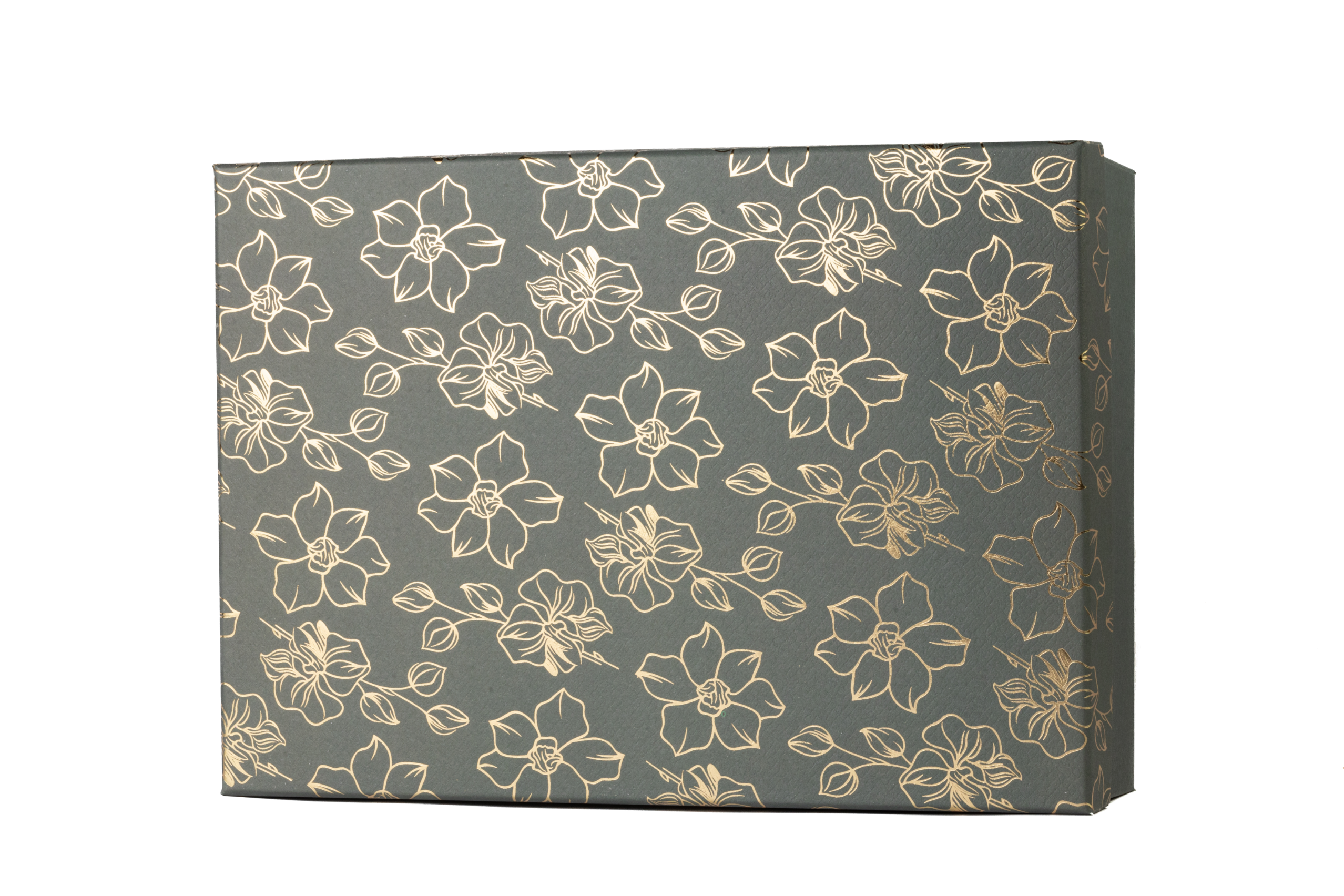 Rigid Box Floral Motif with Foiling