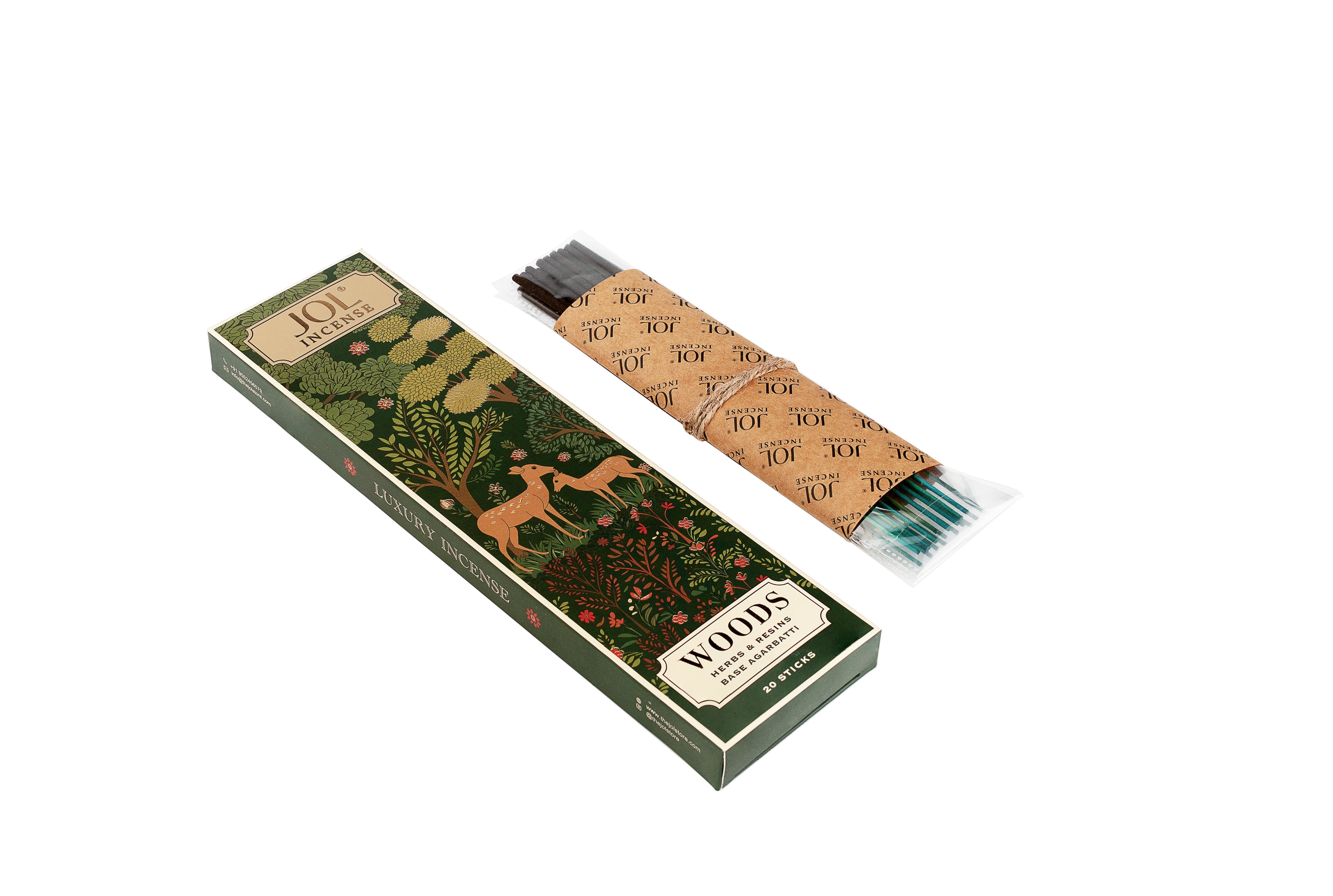 Jol Woods Incense Agarbatti | Herbs & Resins Incense India | JOL