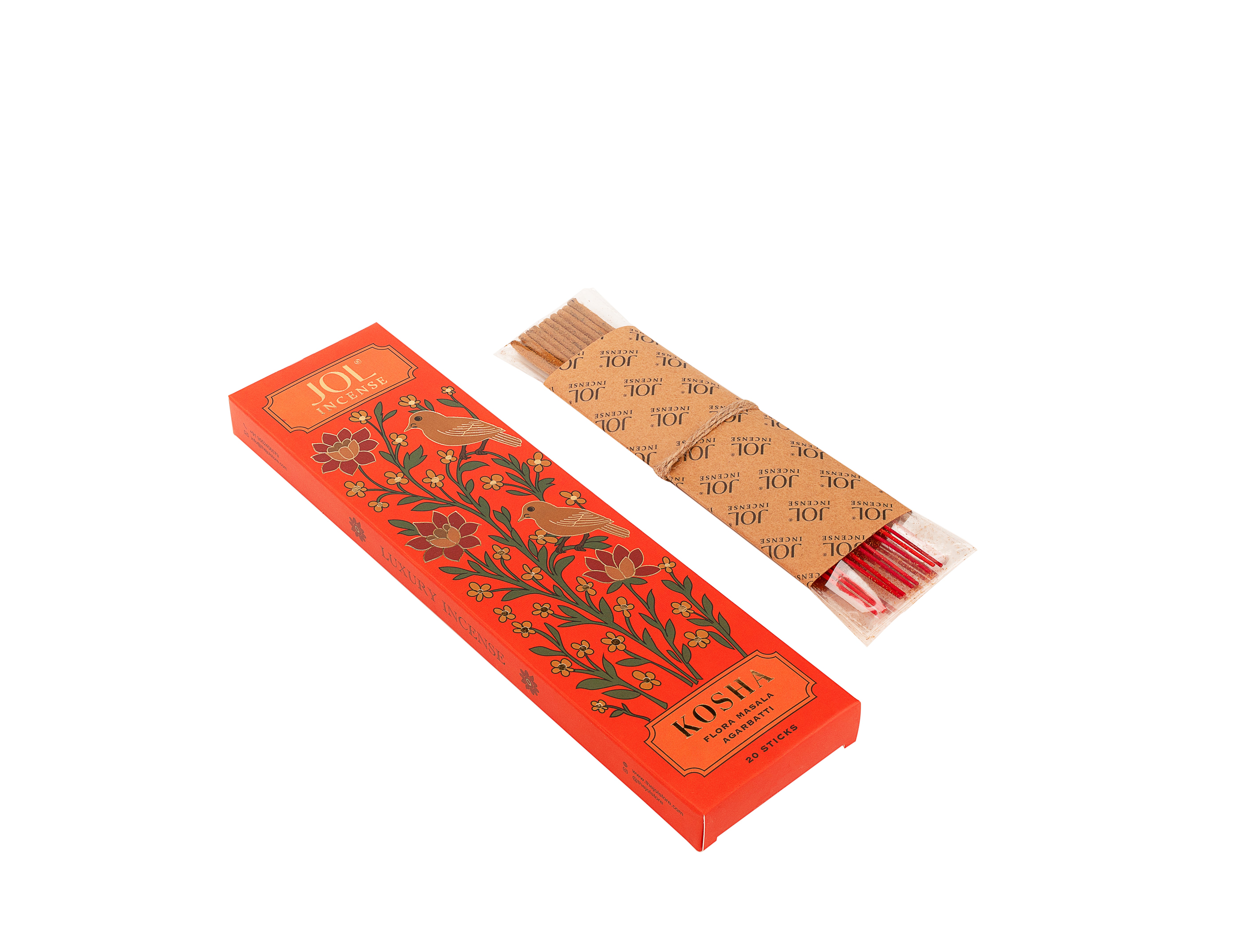 Jol Kosha Flora Incense  Hand Rolled Incense