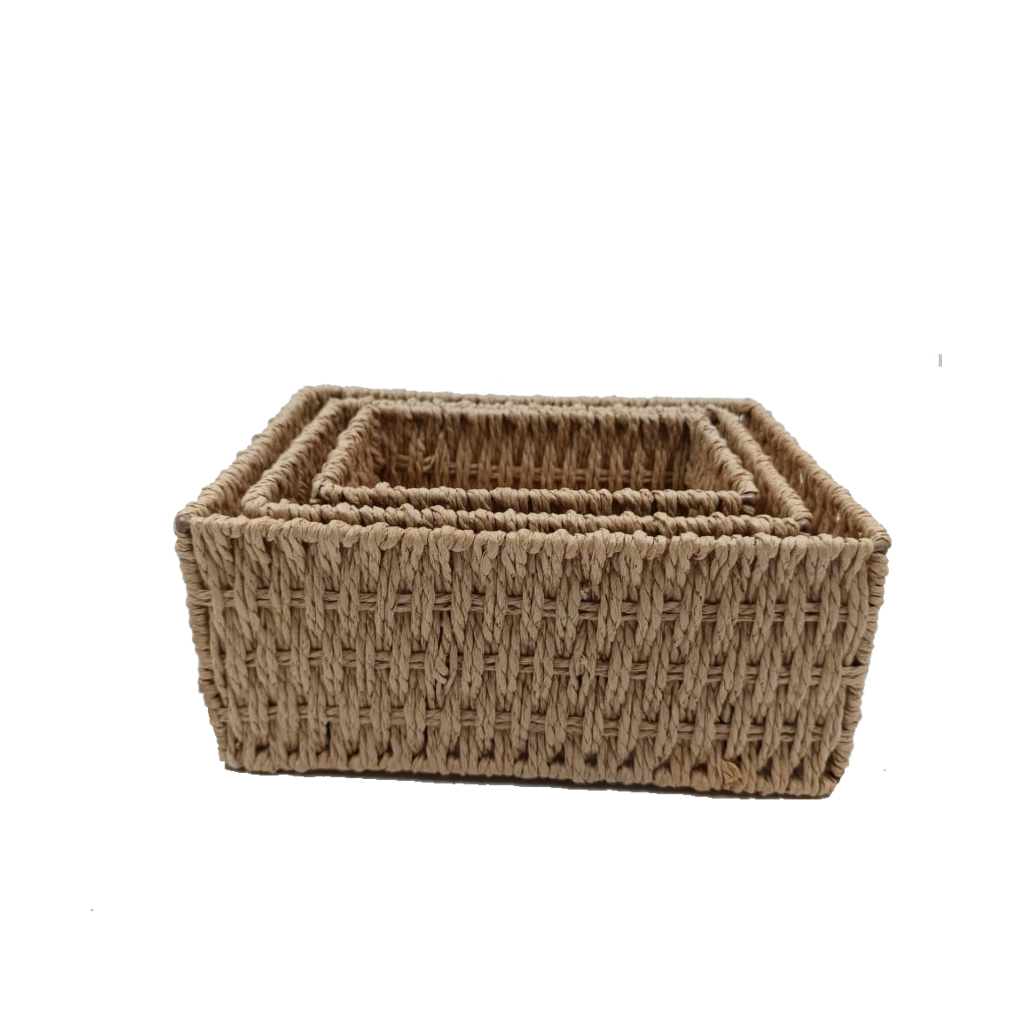 Wire frame basket - Light Brown