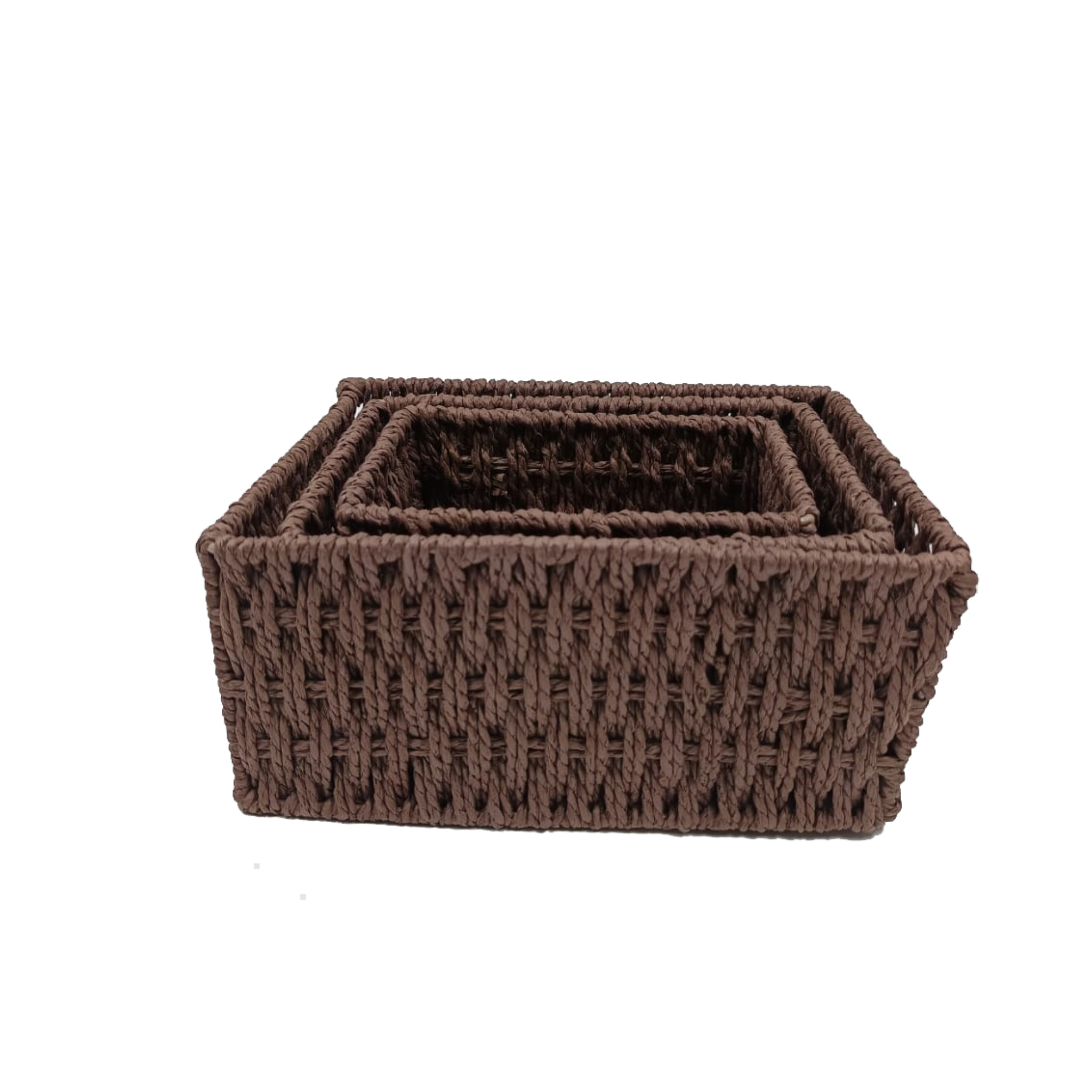 Wire frame basket - Dark Brown