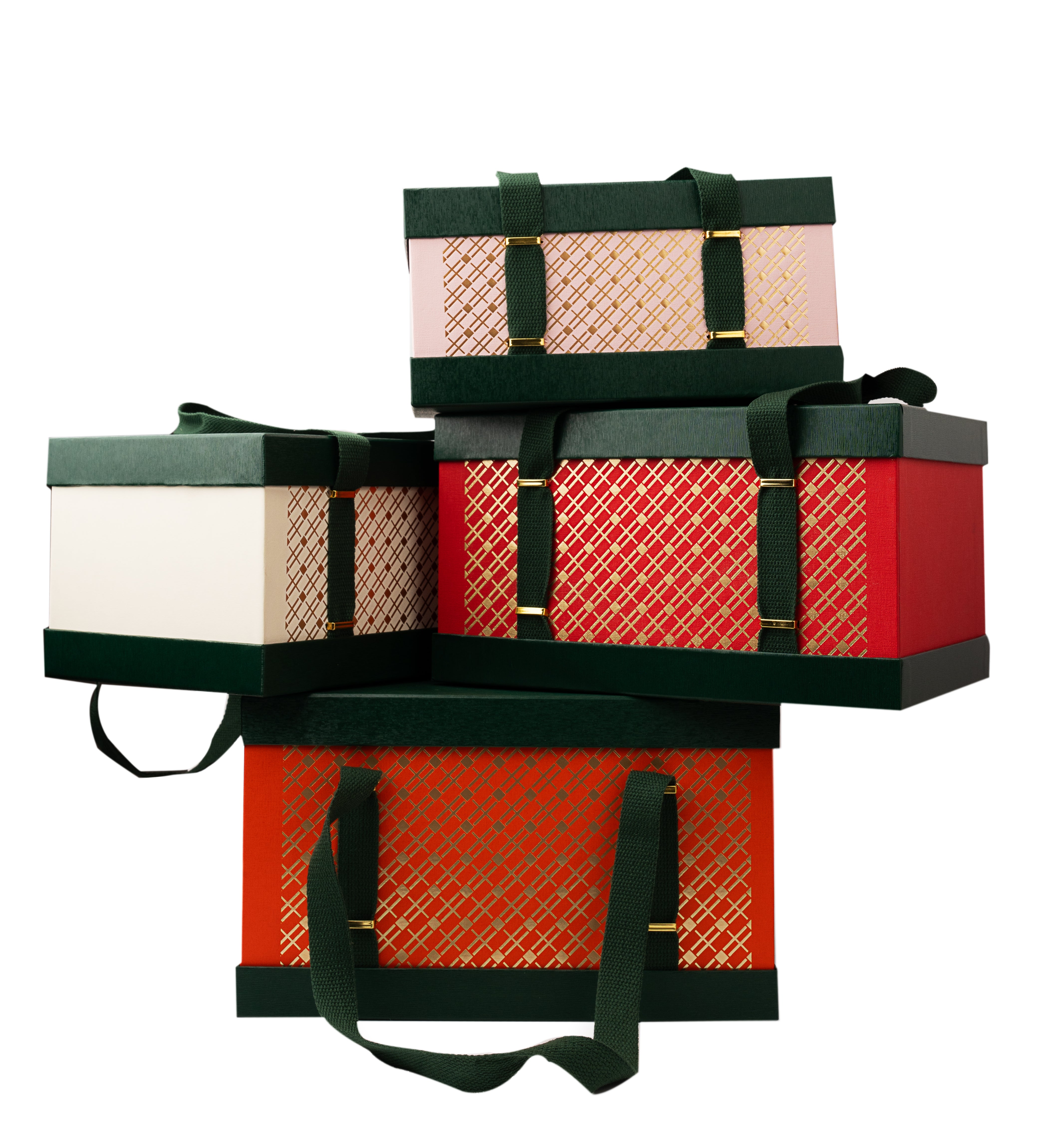 JOL Rigid Gift Box with Gold Foil & Long Cotton Handle