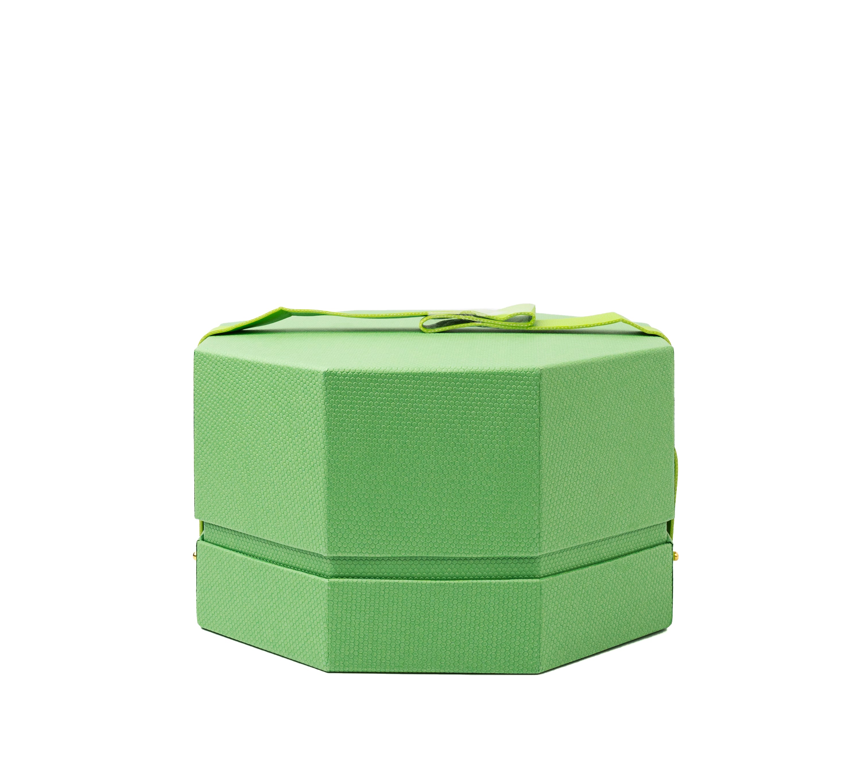 Green Hexa Handle Rigid Box