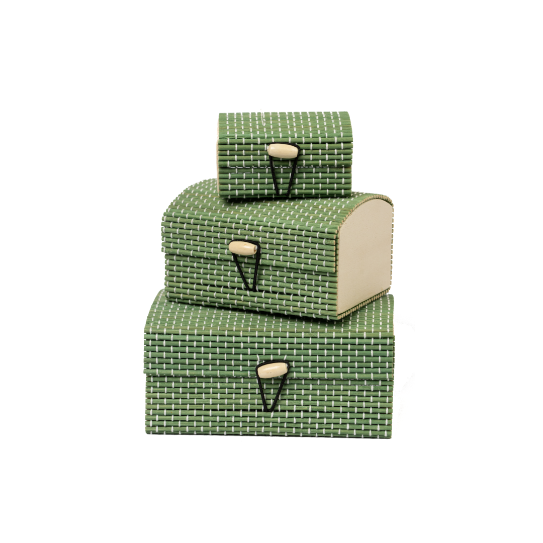 Green Bamboo box
