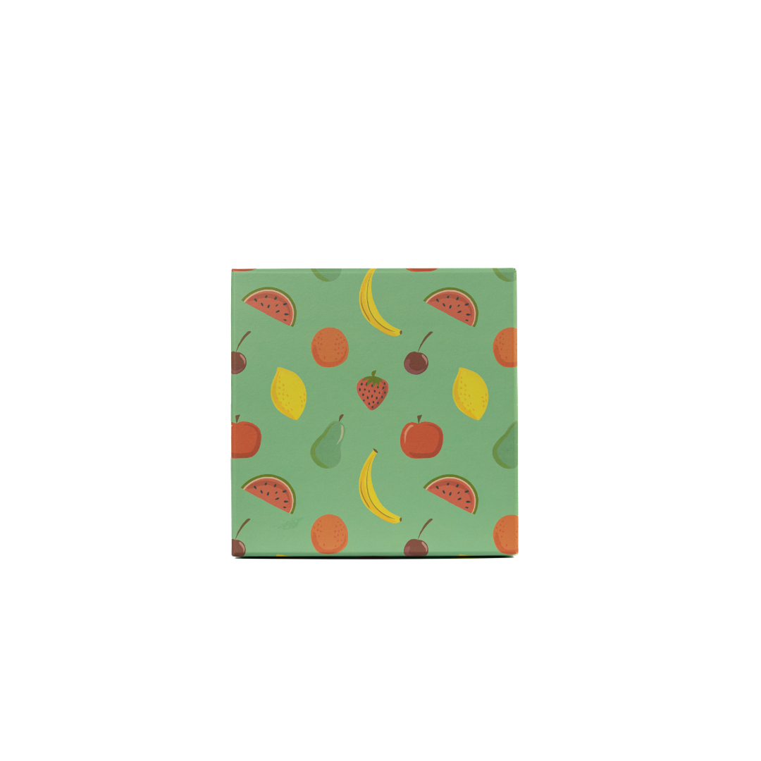 Green Fruit Print Gift Box