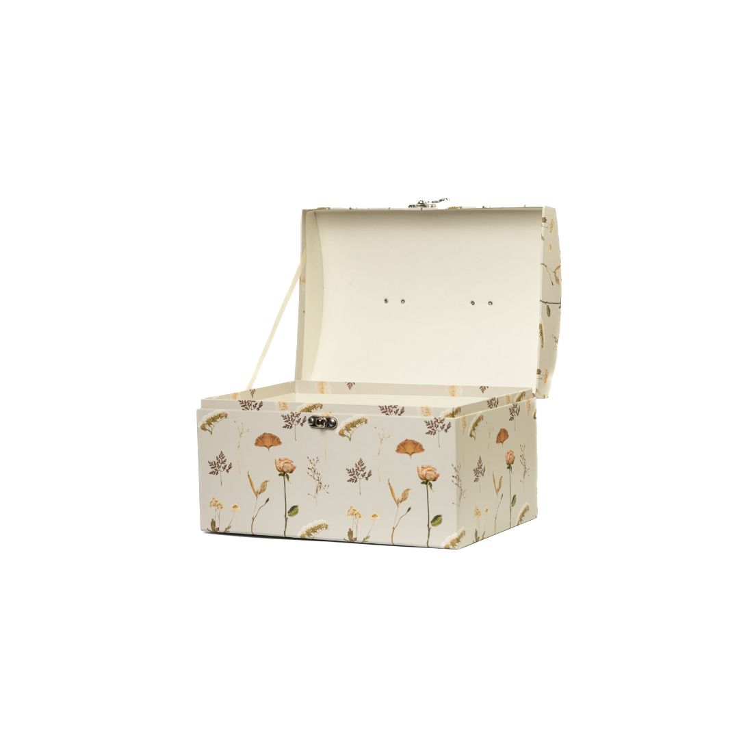 Off-White Floral Vanity Gift Box