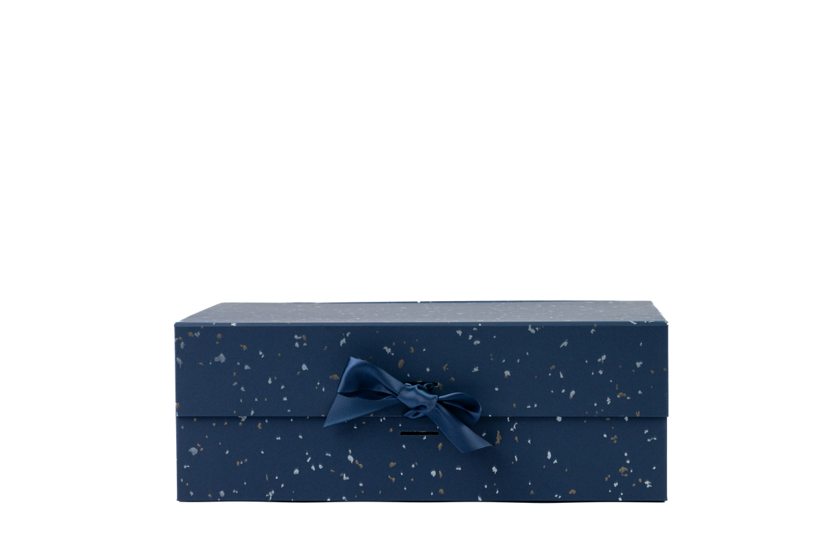 Jol Dark Blue Magnetic Rigid Box | Magnetic Gift Box India | JOL