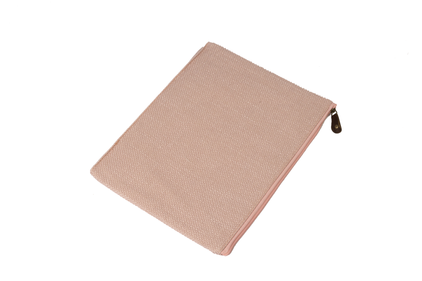 PINK COTTON ZIPPER POUCH