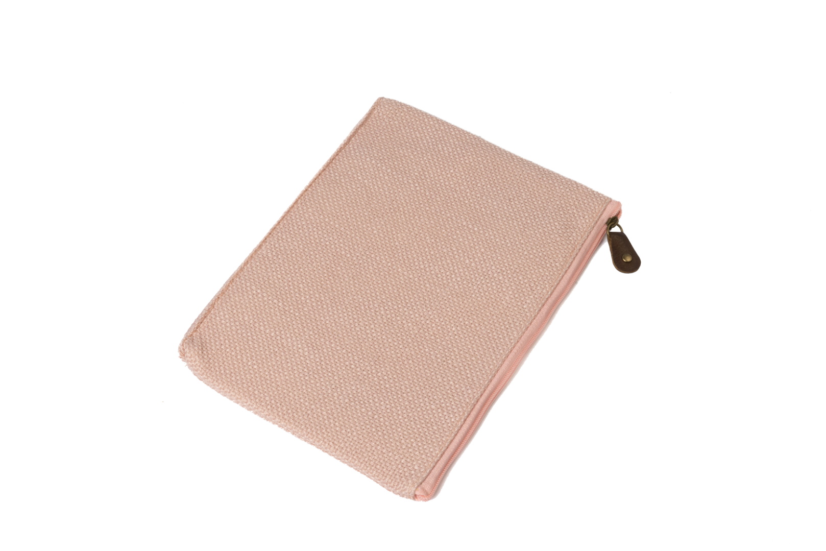 PINK COTTON ZIPPER POUCH